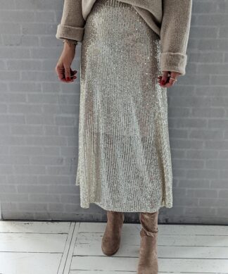 langer Paillettenrock SHINE BRIGHT – versch. Farben