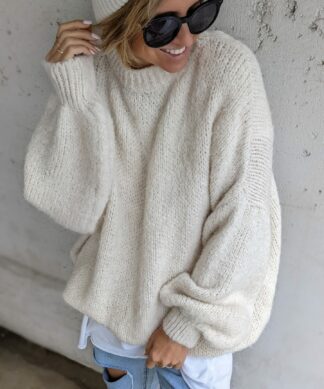 Strickpullover HAPPY DAY  versch. Farben